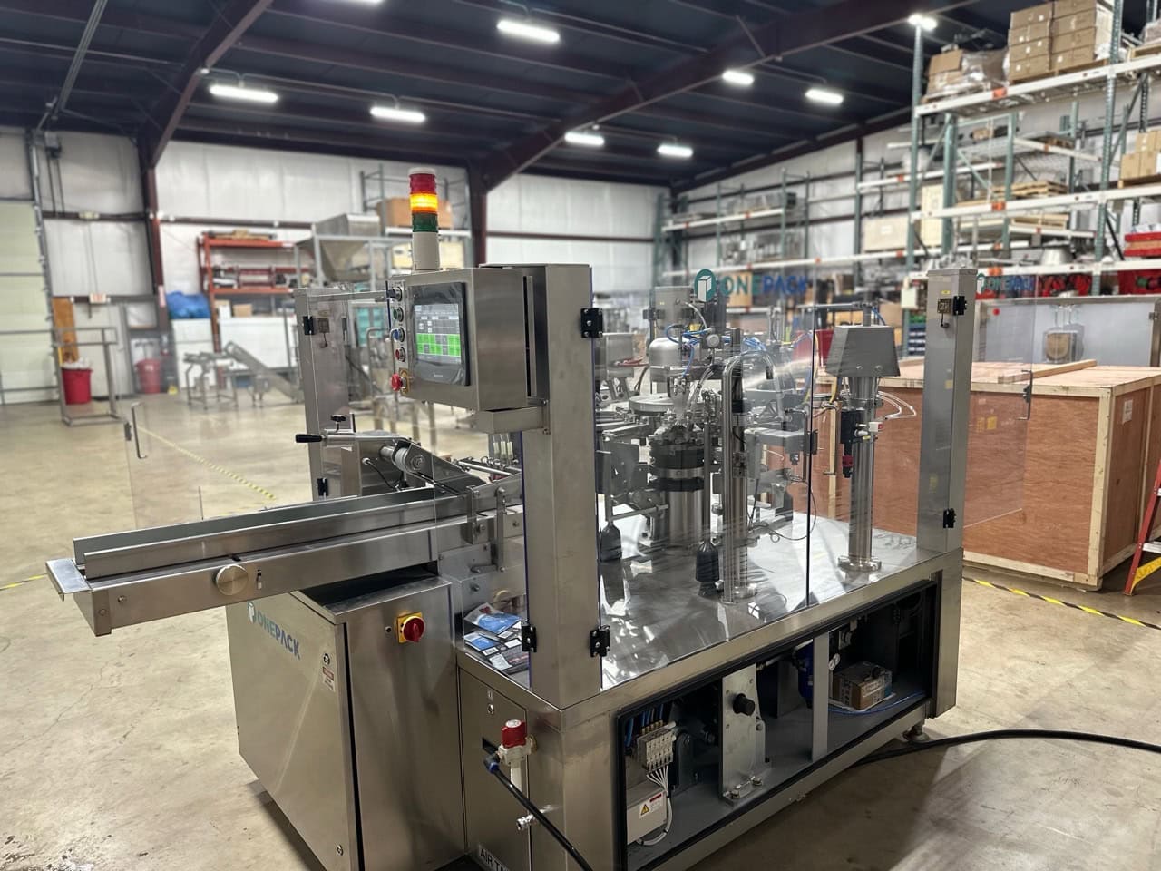 Onepack WP-8S-250z, Rotary Pouch Packaging Machine, 30-40 bags/min, preformed standup pouch, constant heat - Image 3