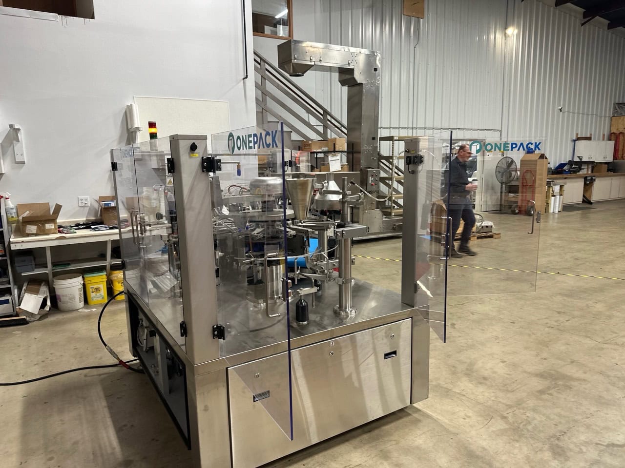Onepack WP-8S-250z, Rotary Pouch Packaging Machine, 30-40 bags/min, preformed standup pouch, constant heat - Image 4