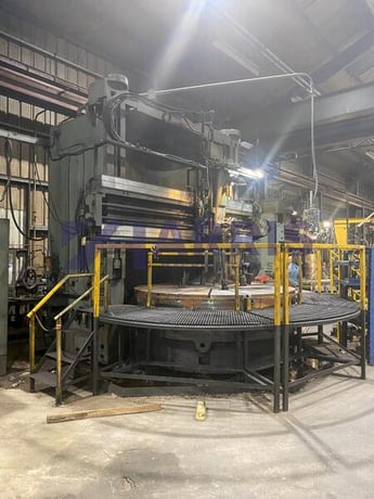 108" Bullard #Dyn-Au-Trol-108, vertical boring mill, 1969 - Image 4