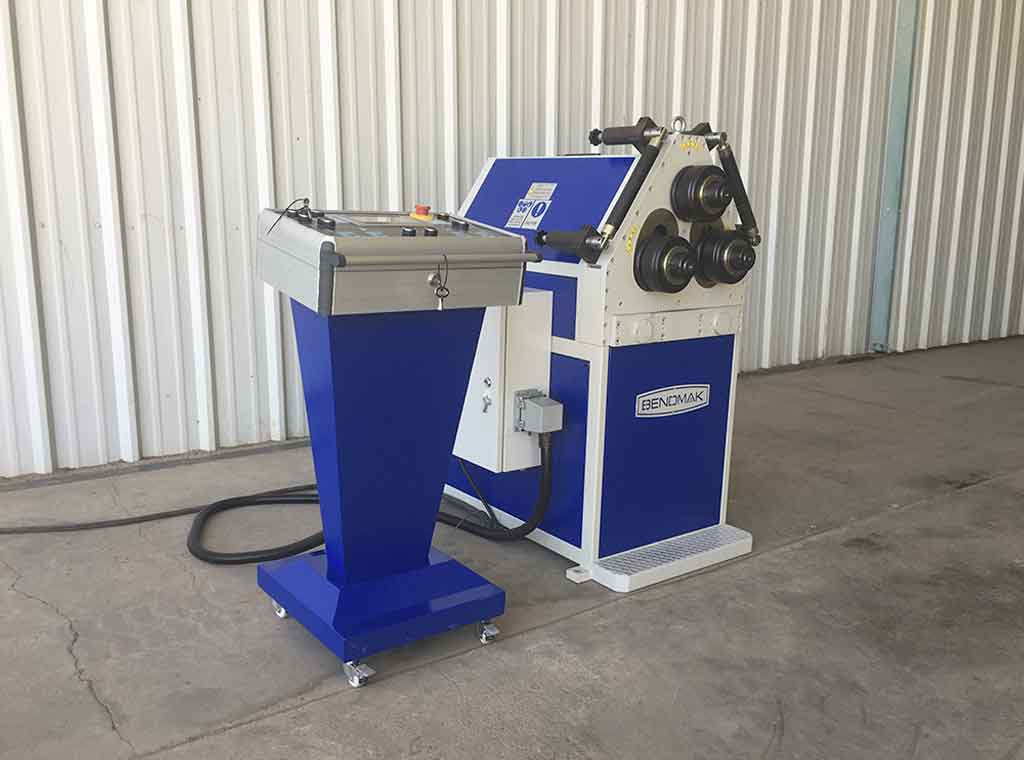 2" x 2" x 3/16" Bendmak #Pro-55, hydraulic angle roll, 6" roll diameter, 1.75 HP, 220 V., 3-phase - Image 2