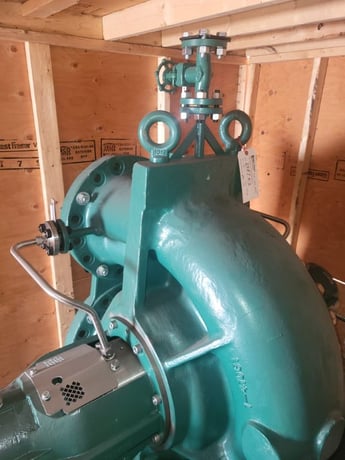 1666 GPM @ 82' TDH, CPC #3A-P-513C, horizontal single stage centrifugal pump package, counter clock wise - Image 3