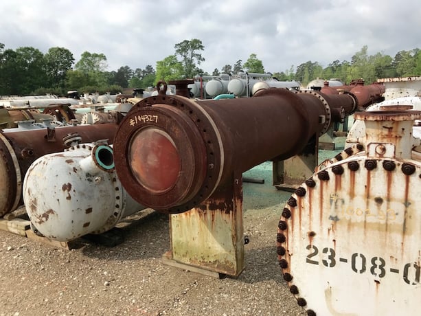 1575 sq.ft., 175 psi shell, J. Oat & Sons, 150 psi tube, 375°F, expansion joint, steam jacket heads - Image 5