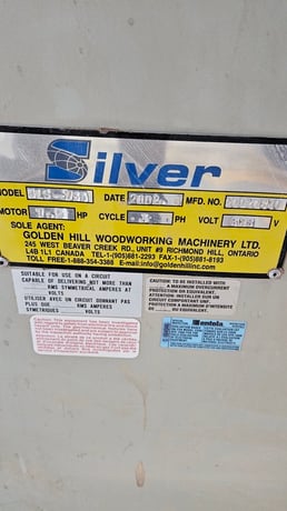 Silver #SLS-735, shaper with feeder, 1-1/4" spindle, 7.5 HP, 4 speed, 575 V., 2002 - Image 5
