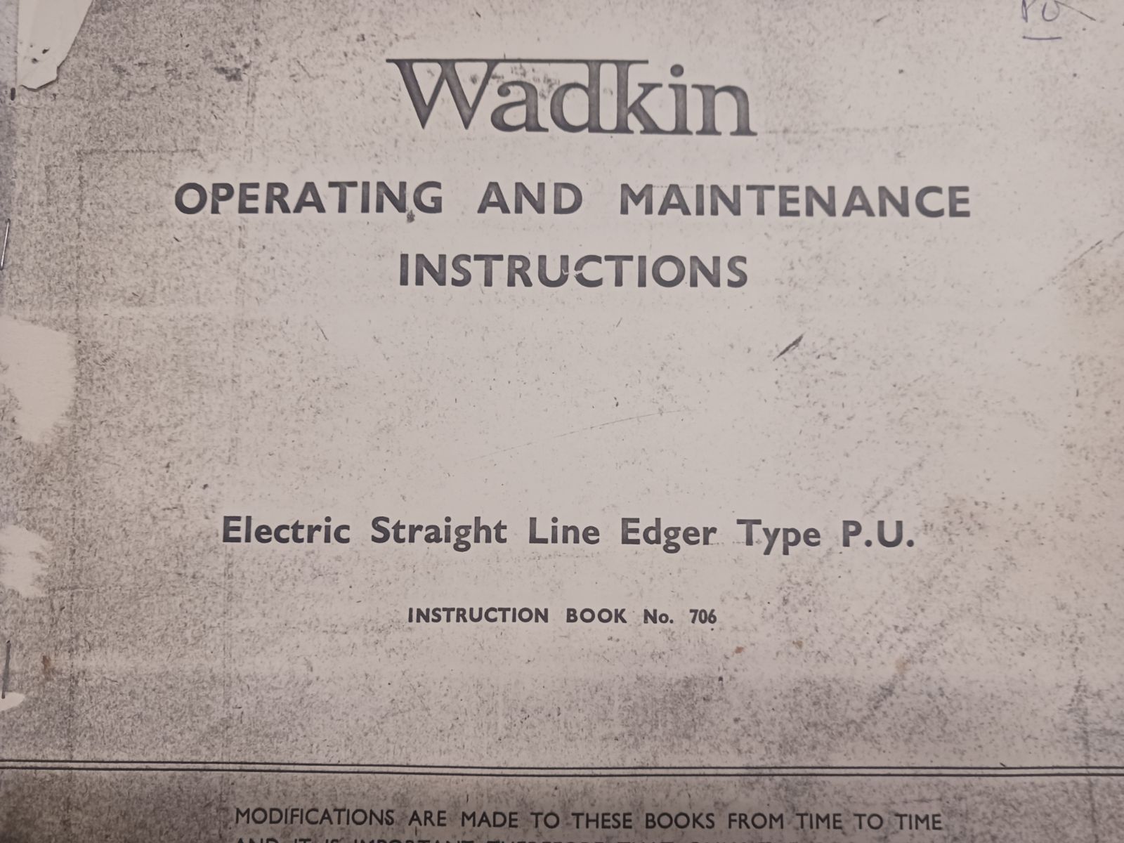Wadkin #PU1319, heavy duty straight line rip saw, 81" x 60" table, 4 speed motor drives - Image 5