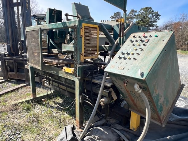 Pendu #1400, Drill Station for Guard Rail Posts, misc drill bits and infeed pieces - Image 3