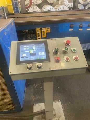 60" x .14" Rowe / Voss, Cut-To-Length line, 30000 lb., 80" OD, stacker, high speed shear - Image 6
