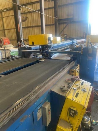 60" x .14" Rowe / Voss, Cut-To-Length line, 30000 lb., 80" OD, stacker, high speed shear - Image 8