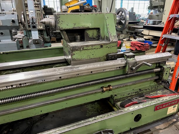 32" x 120" Clausing, Nardini #AM32120, engine lathe, 22" swing over cross slide, inch/metric, 3-jaw 24" - Image 5
