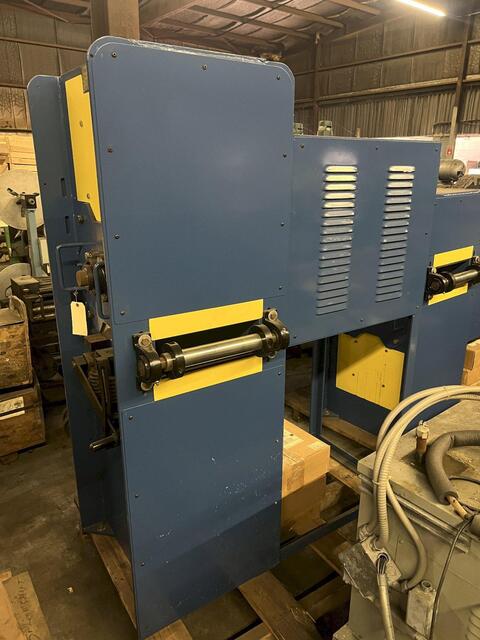 Star Chopper Co. brushing machine, top & bottom of metal strip, 20 HP, reconditioned - Image 2