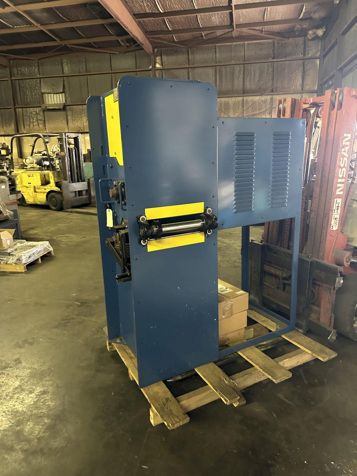 Star Chopper Co. brushing machine, top & bottom of metal strip, 20 HP, reconditioned - Image 3