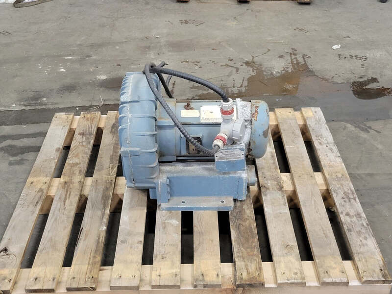 295 cfm, Rotron # EN707F72XL, centrifugal regenerative blower, 3450 RPM, 230/460 V., 3 phase, 5 HP - Image 1
