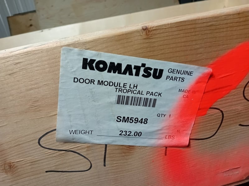 Komatsu # SM5948, Door Assembly (2 available) - Image 3