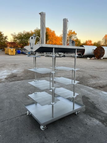 2-Head falling cheese press, new - Image 5