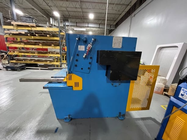 1/4" x 10' Knuth #KHT-3206C, hydraulic squaring shear, 24" front operated power back gauge, 18 SPM, 7.5 HP - Image 3