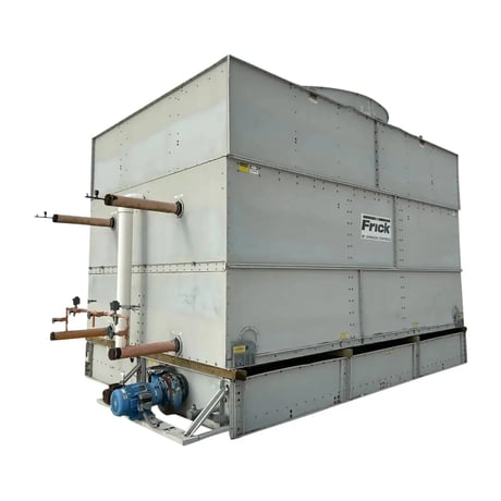 1218 Ton, Frick #IDC2-2436-2506-240, Evaporative Condenser, 7.5 HP, R-717, 1200 GPM, 300 psi - Image 2