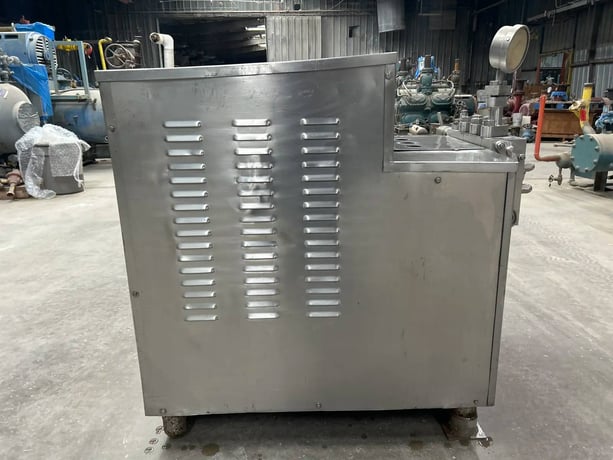 Cherry Burrell #SS-2100-VBR, superhomo homogenizer, 1000 GPH, 2500 PSI, 2 stage, 1994 - Image 5