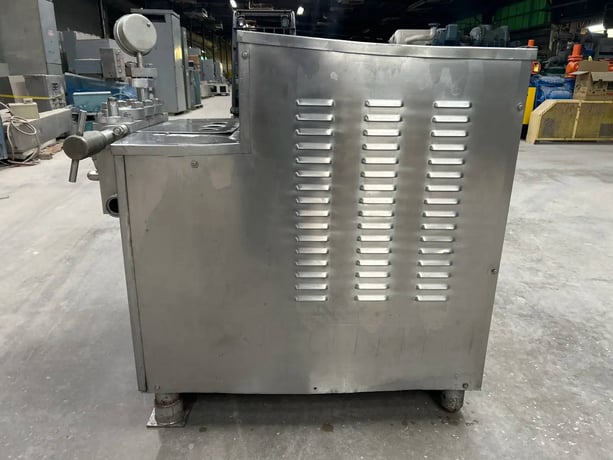 Cherry Burrell #SS-2100-VBR, superhomo homogenizer, 1000 GPH, 2500 PSI, 2 stage, 1994 - Image 6