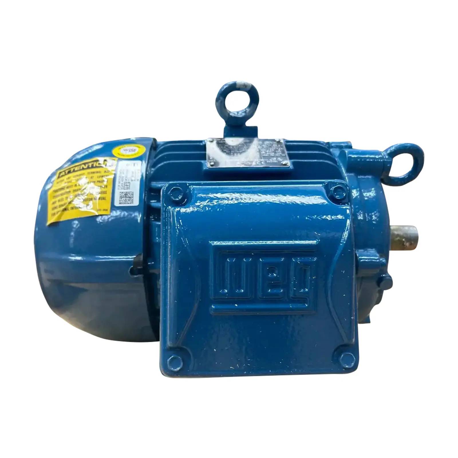 5 HP 1750 RPM WEG MCT-A00504E1-W22G, Frame 182/4T, Marley Inverter Duty Motor, 208-230/460V., 2023 - Image 1