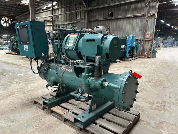 75 HP, Frick #RXF-30, Rotary Screw Compressor Package, 230 V., 3600 RPM, 400 PSIG, w/ micro Control & motor - Image 5
