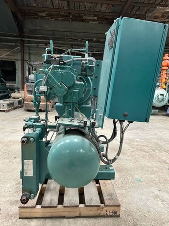 75 HP, Frick #RXF-30, Rotary Screw Compressor Package, 230 V., 3600 RPM, 400 PSIG, w/ micro Control & motor - Image 9