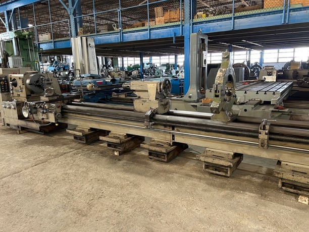 36" x 240" Poreba #TPK90/6M, engine lathe, 25" swing over cross slide, 3-jaw 19.5" chuck, inch/metric - Image 6