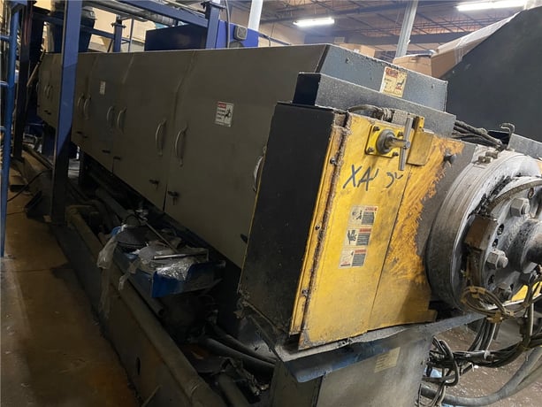 10" AET, dual diameter extruder, 32" 1 L/D, vented barrel, 2014 - Image 3