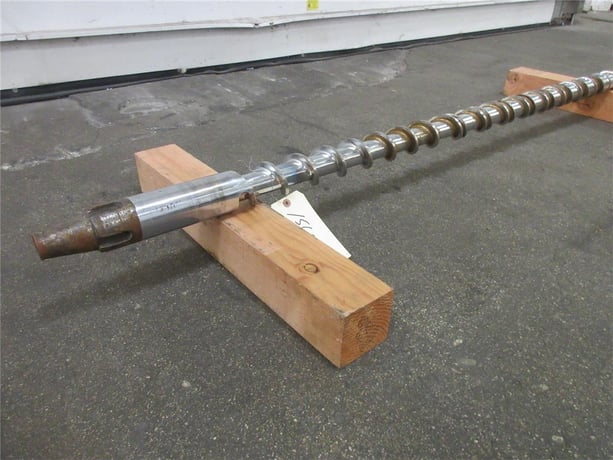 2.5" Davis Standard, shank style extruder screw, 24:1 L/D, Maddox mixer - Image 5