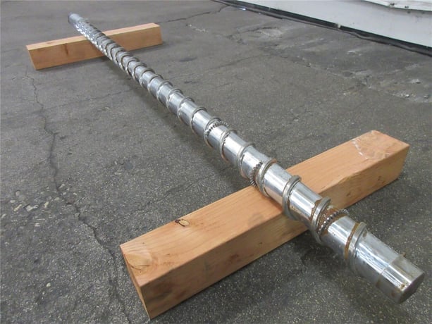 2.5" Davis Standard, shank style extruder screw, 24:1 L/D, mixing pins - Image 4