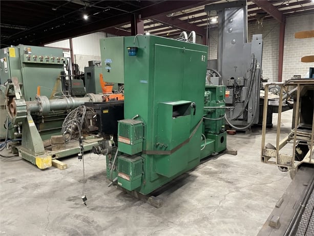 3.5" Prodex #TM3, extruder, 24:1 L/D, 50 HP DC motor, 42" centerline, 5 barrel zones, air-cooled barrel - Image 2