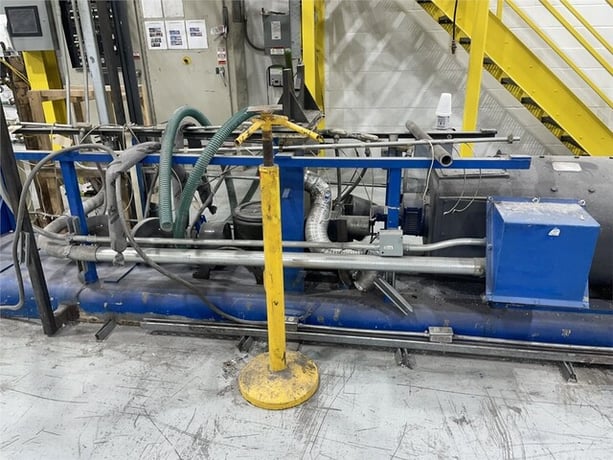 6" PTI, extruder - for rebuild, needs new barrel, 400 HP GE DC motor, Control panel - Image 5