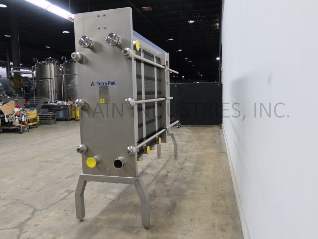 1655 sq.ft., Tetra Pak Hoyer #C10-KShut Height, Stainless steel, plate and frame heat exchanger - Image 2
