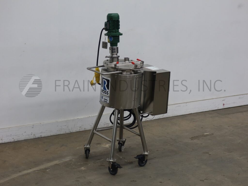 7.5 gallon Ross #VSL-5, 316 Stainless Steel, insulated & jacketed tank, 13-1/2"ID x 12" straight wall, clamp - Image 5