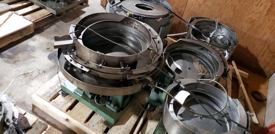 Feeder Bowl, clock wise direction, 12 mm max capacity, 21" base, 23" depth, 16" discharge height, bolt part - Image 5