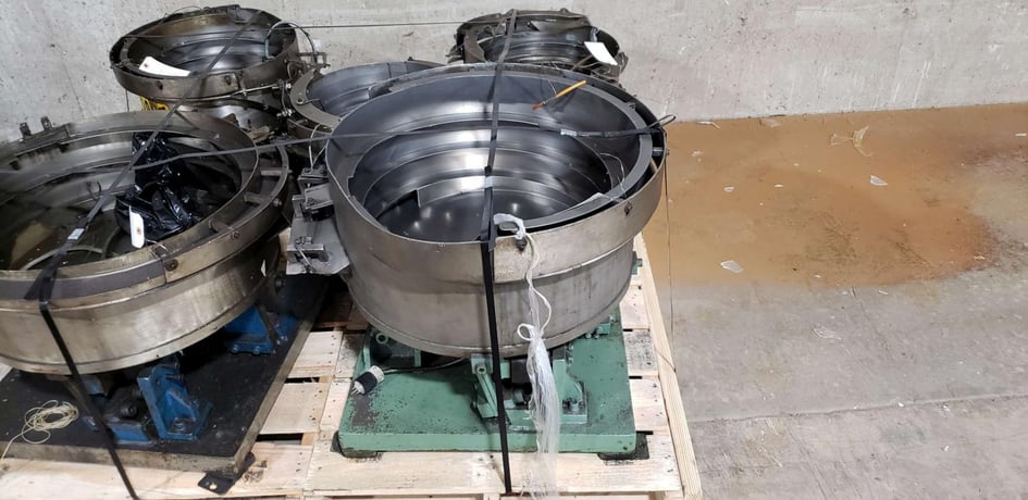 Feeder Bowl, counter clock wise direction, 14 mm max capacity, 24" base, 24" depth, 15.75" discharge height - Image 2