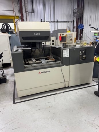 Mitsubishi #FA-20, wire Electrical Discharge Machine, 19.69"X, 13.77"Y, 11.81"Z,automatic wire - Image 1