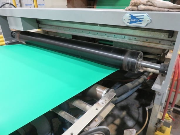 4.5" Davis Standard #45T, thermatic extruder, 32:1 L/D ratio, 3-Layer 54" W sheet extrusion line, Beringer - Image 2