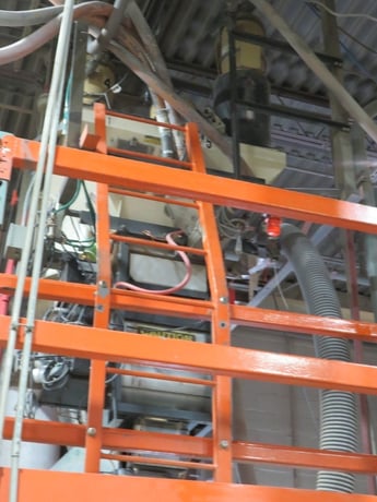 4.5" Davis Standard #45T, thermatic extruder, 32:1 L/D ratio, 3-Layer 54" W sheet extrusion line, Beringer - Image 6