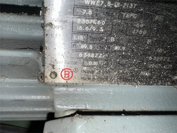 10" x 12" Rapid #1012.K, granulator, 7.5 HP w/ blower, 3 knife open rotor, 4" diameter discharge - Image 8