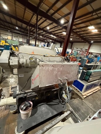 14" x 56" Cumberland #1456, pull-roll granulator, 75 HP TECO Westinghouse motor, 3 knife open rotor, 2 bed - Image 8