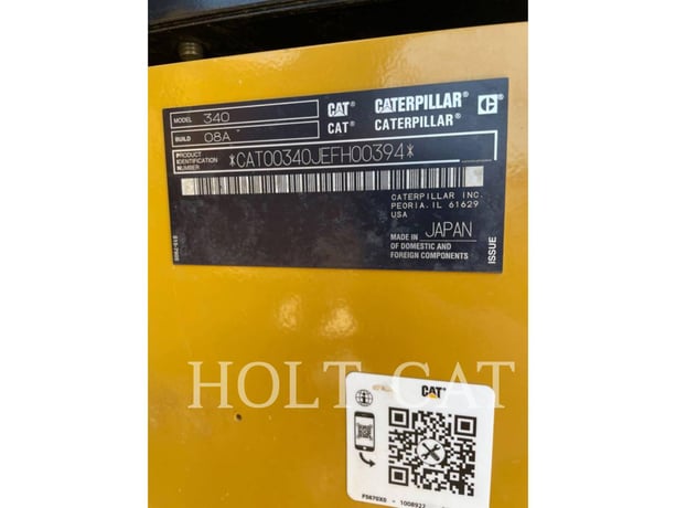 Caterpillar 340 10 TC, Crawler Excavator, 2539 hours, S/N: EFH00394, 2023 - Image 6