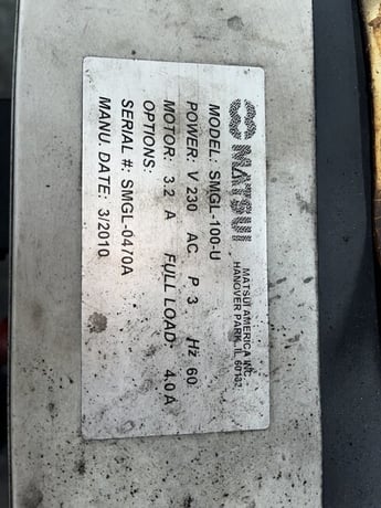 9" x 10" Matsui #SMGL2-100U, low-speed granulator, 2010 - Image 8