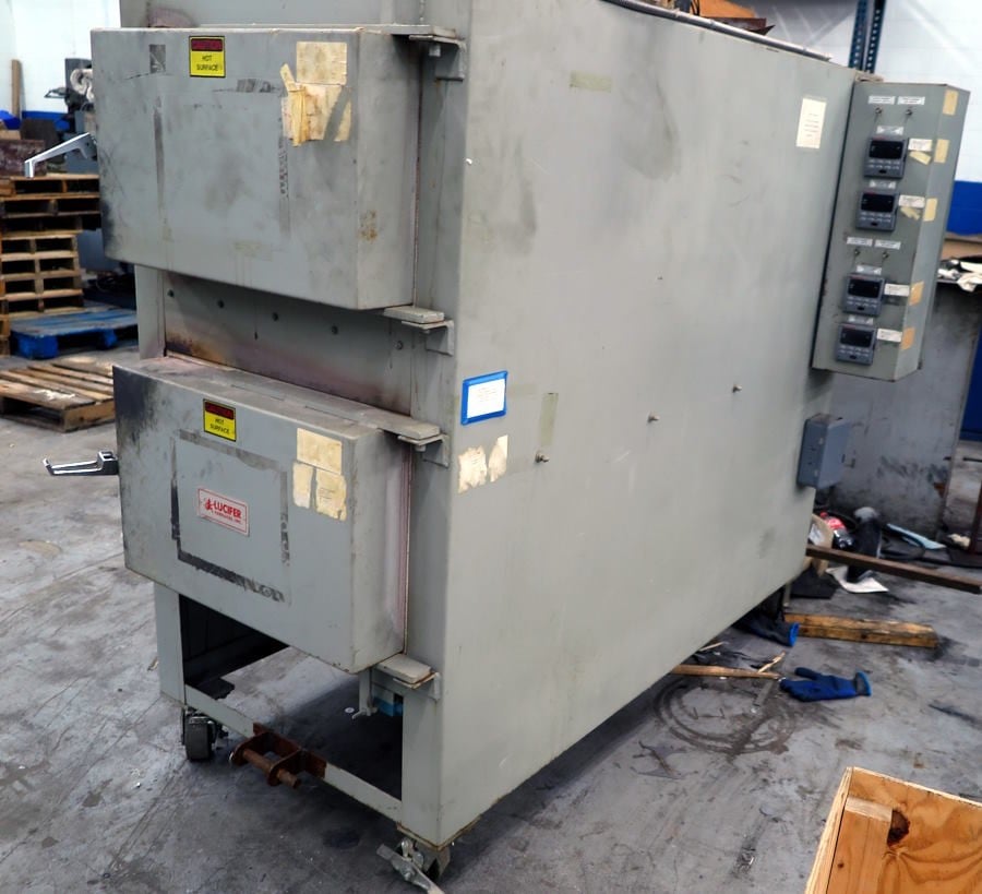 18" width x 12" H x 48" L Lucifer, 2 chamber, 1450°F, electric - Image 1