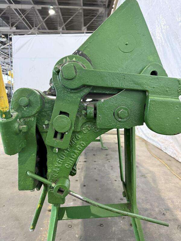 14 gauge x 8' Chicago Dries & Krump #814, apron hand brake - Image 5
