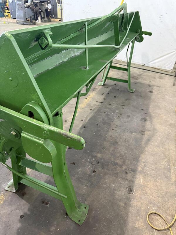 14 gauge x 8' Chicago Dries & Krump #814, apron hand brake - Image 6