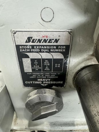 Sunnen #MBB-1650, honing machine,.060"- 5.5" inside diameter capacity, 200-1600 RPM,.25"-16" work length - Image 5
