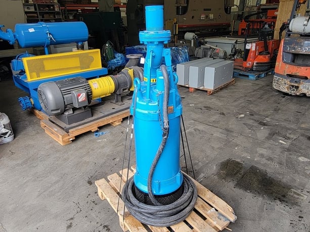 570 GPM @ 256' TDH, Tsurumi #LH430-60, submersible dewatering pump, 4" discharge, 40 HP - Image 3