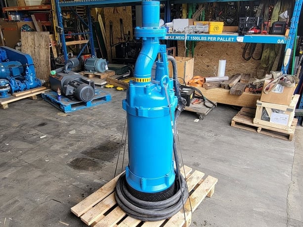 570 GPM @ 256' TDH, Tsurumi #LH430-60, submersible dewatering pump, 4" discharge, 40 HP - Image 9