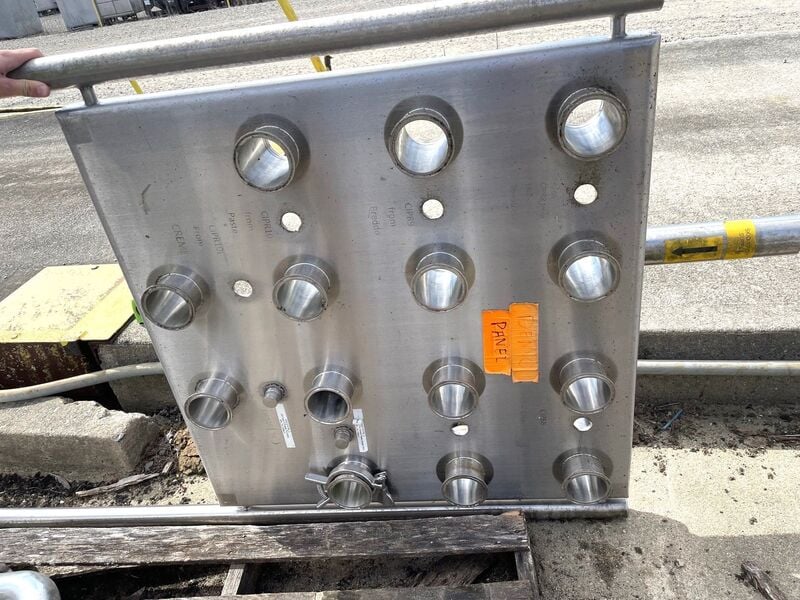 Pipe Flow Panel only, 14 x 3" openings - Image 1