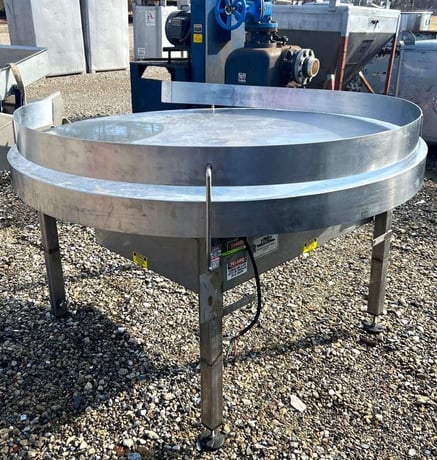 58" PMD, Accumulation Table, Stainless Steel, 4" lip - Image 2