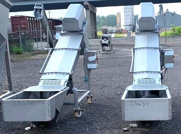 16" diameter x 10' long, Magurit #863, Screw Conveyors, 480V., Stainless Steel, 60" discharge height, 2016 (2 - Image 3